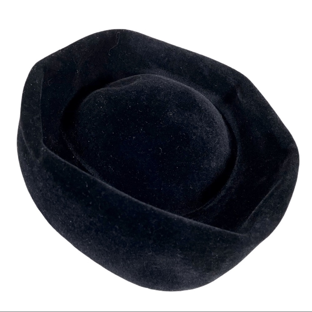 Hudson’s Bay Co Pillbox Hat black, ULTRA RARE